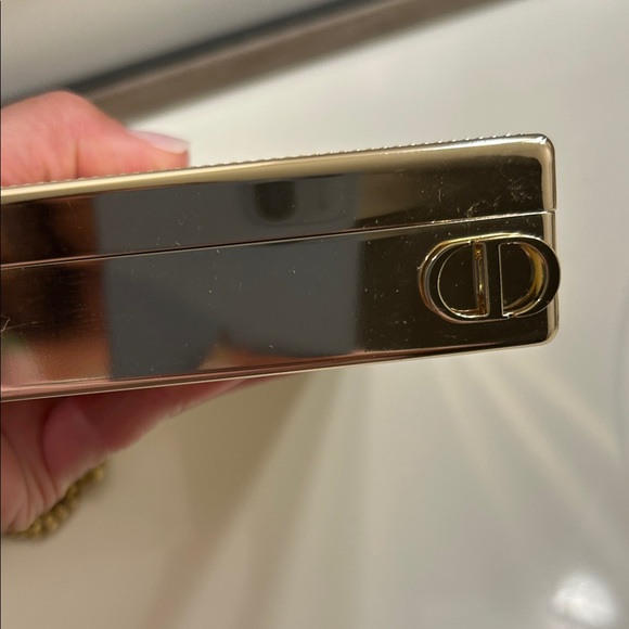 Dior Metallic Gold Clutch - Picture 12 of 15